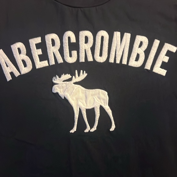Youth Abercrombie & Fitch Navy Blue Tee 11/12 - Picture 4 of 6